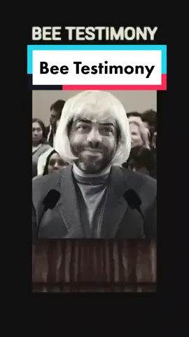 Found footage of the #bee #testimony from the #deppvheard #trial #silly #theswarm