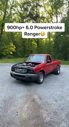 900hp 6.0 Ranger🙀 New video link in bio🔥 #fordranger #diesel #dieseltrucks #racetruck #fyp #trending #viral #automotive