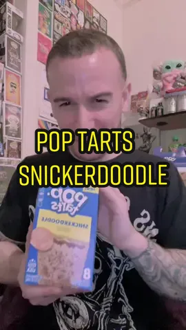 Pop-Tarts Snickerdoodle 🍪 #poptarts #snickerdoodle #FoodTok #foodtiktok #Foodie #CheetosReaperReactions #ItsGreatOutdoors #foodreview #chubster #teamchubster #chubbymittens #fyp