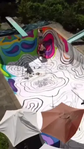 How sick is this!! Credit: weverson ponte #thep00lguy #hollayaboy #poolart #art #transformation