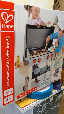 Summer is here and we are grillin' up some good fun with this Gourmet Grill from Hape! 🔥 #Summer #hape #hapetoys #grill #legacylittles #toystore