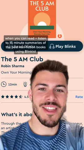 [ad] don’t have time to read a whole book but still want to be interesting at dinner parties? use Blinkist to get 15 minute summaries of the best non-fiction books, like Atomic Habits!! link in bio for a FREE 7-day trial + 25% off a Blinkist premium membership #BookTok