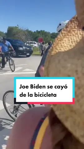 Joe Biden se cayó de la bicicleta #joebiden #biden #infobae