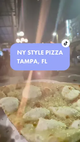 🥵🍕do you like New York Style Pizza? #yborcity #tampa #floridalife #foodiespots #cheapeats