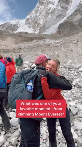 Bit emotional really. My dad and I getting to Everest Basecamp. Happy Father’s Day to the best Dad who’s always up for any adventure! 🏔 We call him Peter Pan because he never ages! #everestbase #everest22##FathersDay#bestmoments #basecamp #everest