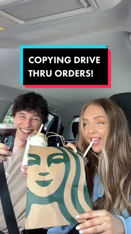 whats your coffee order? ☕️ who would you try this with? #drivethru #foodchallenge