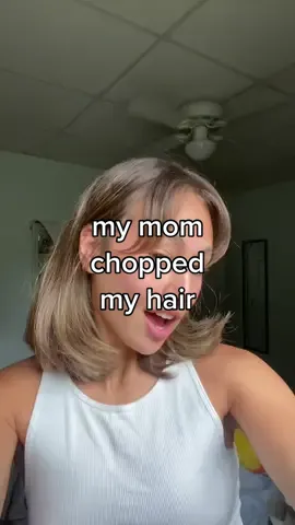 summer time = cutting your hair off #hairtransformation #haircuttransformation