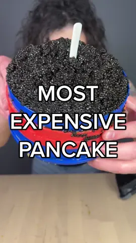 Worlds most expensive pancake 😍The little eggs were more scrambled than ur grannys eggs last week 😏❤️ #caviar #expensive #worldrecord #fisheggs #pancake #eggs #egg #cursedfood #pancakesrecipe #meme #fyp #fypシ #foryou #viral #viralrecipe #cooking #foodtiktok