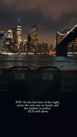 Ferry > subway #newyorkcity