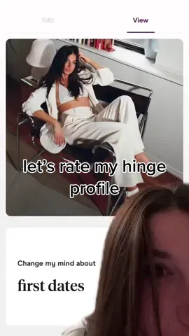 dont be afraid to give me some brutal honesty i can take it #hinge #hingeprofile #nycdating