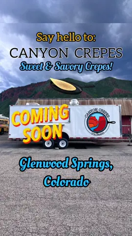 @We are so excited to be bringing delicious, sweet and savory crepes to #GlenwoodSprings, CO!  #Crepes are a tradition in our family, and we can’t wait to show you what we have in store.  We are extremely grateful for our amazing friends at @raftdefiance for partnering up with us so that we can operate the #foodtruck at their locations. We highly recommend booking a #rafting trip with them, you won’t be disappointed…followed by some tasty crepes afterwords! 😋 Stay tuned for updates! #canyoncrepes