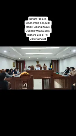Menghadiri Mediasi Tahap Pertama atas Kasus Wanprestasi Richard Lee #fbi #ormas #anakpriok