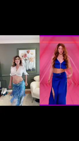 #duet with @nbcdancingwithmyself @Shakira I love that you did this! 🙏🥰💃🏻💃🏻 #loveyourselfmoving #over50 #bellydance #hipsdontlie #rolls #wheneverwherever #feelthemusic