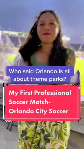 Do you call it football or soccer? Went to my 1st professional match in @Visit Orlando to see #OrlandoCitySC #soccermatch #professionalsoccer #sportstourism #exploriastadium #floridacheck #orlandocity #thingstodoinorlando #sportstravel #professionalsports #floridablogger #floridavacation #orlandotraveltv @travelsofsarahfay1 @travelsofsarahfay1