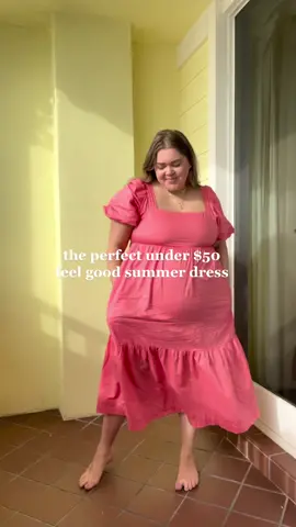easy, breezy summer dress. wearing xl. 🔗 in bio. #StJudeDadPhotos #summeroutfit #plussizefashion