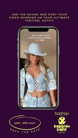Are you Forbidden Forest Festival ready?🌳🚫 Show us your outfit and check boohoo.com/festival @boohoo #boohoo#forbiddenforest #festivalfashion