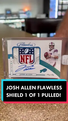 Our west coast tour continued yesterday at @jaspys, and this tremendous pull was on display with a @Stand Up Displays  Customizable VariStand! #FootballCards #BillsMafia #JoshAllen