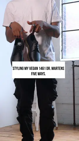 Been wanting to add a pair of #1461 ‘s to my collection for a while. So happy I was able to get them in vegan leather🙌🏽 They are perfect for dressing up a casual outfit, or adding some flare to a basic fit. @drmartensusa are definitely a staple in the Forteau closet! @drmartensofficial #ad