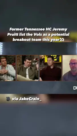 Jeremy Pruitt is taking THE VOLS as a potential breakout team this year🔥