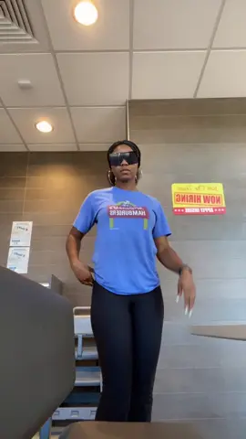 Had to do it when the lobby was empty🤷🏾‍♀️😂 #LENOVOJUSTBEYOU￼  #fyp  #viral  #mcdonalds #work #poorlifechoices