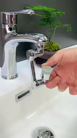So easy to install a mechanical arm for the faucet!Come and get it!#faucet #bathroom #roboticarm #foryou
