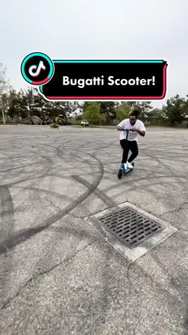 Would you pay the $1,200 price tag for a Bugatti branded scooter? 🤔🤔 #bugatti #scooter #carsoftiktok #cartok #foryoupage #foryou