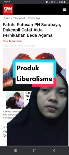 Sudah kesekian kalinya umat dibuat heran dengan aturan sistem yg ada. Bagaimana mungkin bisa menerapkan aturan yg justru malah membuat ambyar.. Tata aturan yg bersumber dari manusia pasti akan selalu menemui titik lemah nya. Karena begitulah fitrah manusia Allah ciptakan lemah dan terbatas. Begitu pula dengan segala produk yg ia buat..Dah lah.. g capek apa memang? #backtomuslimidentity #islamkaffah Stop dan tolak #nikahbedaagama