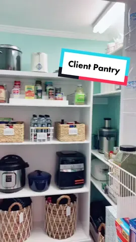 Brought out client’s vision to life 🤩 #pantry #pantrytransformation #beforeandafter #organize #organization #organizedhome #asmr #Home #comecheckthis