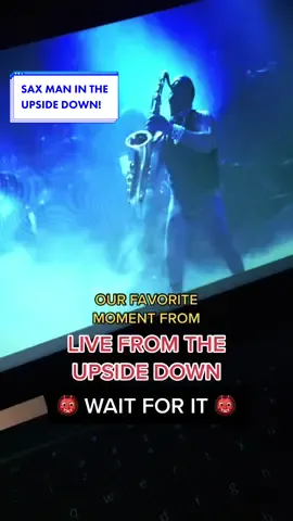 This was so unexpected! 😳 #livefromtheupsidedown #strangerthings #strangerthings4 #80smusic #retromusic #saxophone #strangerthingsedit #vecna #theupsidedown #netflix #filmtok #movietok #timcappello