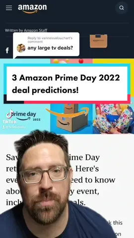 Reply to @vannessalouchart  Prime Day deal predictions! #amazon #primeday #primeday2022 #amazonprimeday #amazonprime #primedaydeals