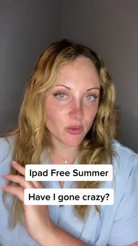 Love you Tiktok but its an ipad free summer for us. Am i crazy for doing this?! #ipad #ipadfreesummer #noipadkids #parents #parentsoftiktok #autism #autismawareness #parentingtips #parent