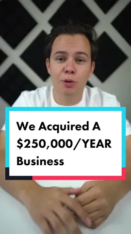 Sometimes acquiring businesses is the easiest way and the fastest way to grow🔥