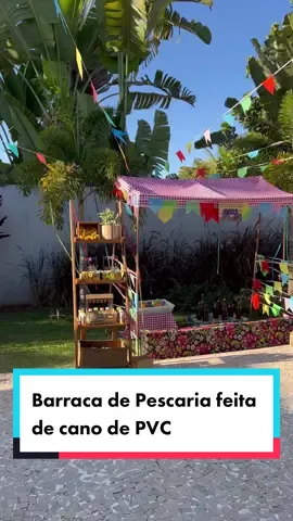 Pescaria e jogos para as criancas na Festa Junina feita de cano de PVC! Vem ver e me conta oq achou! #festajunina #festajuninaemcasa #festajunina2022 #pescaria #jogos #jogodeargolas