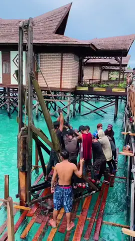 Building the foundation for a on the water house