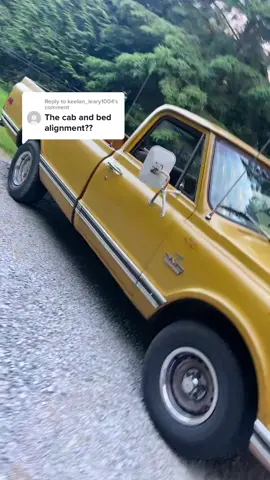 Reply to @keelan_leary1004 #gimli_the_truck #truck #trucks #classic #c10 #chevy #gmc #fyp #oil #motor #linseed #maual #manual #followus #yellow #behindthescenes #alignment #mechanic