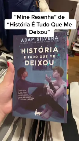 Primeira “resenha” de livro pra vcs! #historiaétudoquedeixou#adamsilvera#BookTok#bookstan#recomendacaodelivros#fy#fypシ