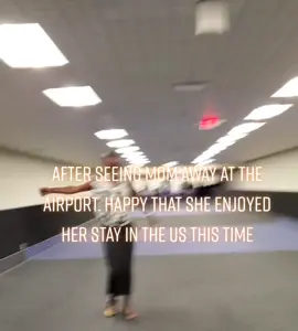 The last time my mom was in the US in 2020, I was going through chemotherapy. However, this time, she came for my graduation. Here I'm happy after bidding her farewell at the airport as she left for Kenya. She is safe in Kenya now 😊😍