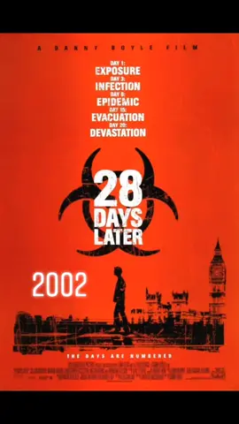 Se cumplen 20 años del estreno de #28daysLater #Movies #ReleaseDate #TrailersDe30Segundos #UnDiaComoHoy #DiaDeEstreno #MovieTrailers #Cine