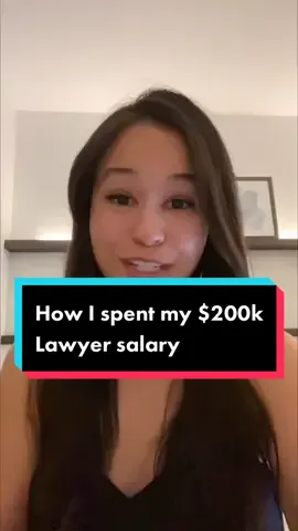 How I spent my $200k lawyer salary #lawyer #money #budgeting