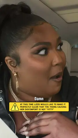 @lizzo has a slight wardorbe malfunction during #CarpoolKaraoke #Lizzo #LateLateShow