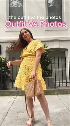 Outfit vs the pictures ☀️💛✨ #nycblogger #nycfashionblogger #blogger #outfitideas #summeroutfit