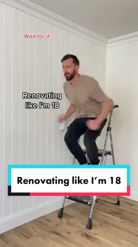 Gravity increase with age #diyhomerenovation #renovation #renovationlife