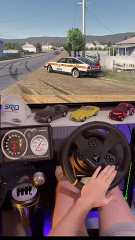 Old school police #viral#thrustmaster#simsetup#policechase#GamingOnTikTok#lg#assettocorsa