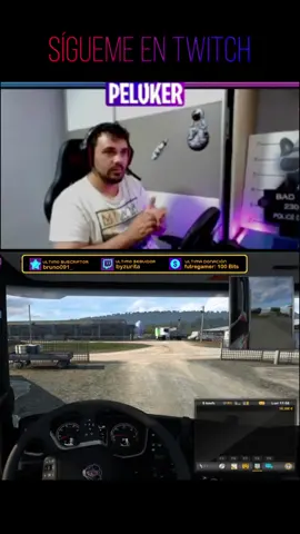 Volvemos !! 😋 #parati #foryou #camioneros#eurotrucksimulator2 #ets2 #directos #twitch #directosgaming #gaming #peluker #viral #doblajes #tiktok #ig