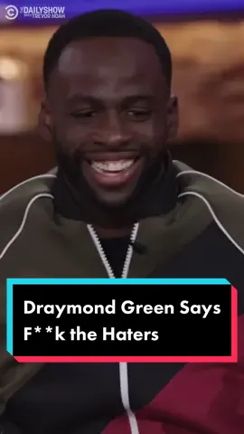 Golden State Warriors star Draymond Green’s message to the haters: “F**k you” #DailyShow #DraymondGreen #GoldenStateWarriors #NBA