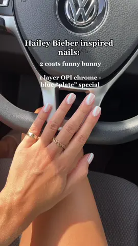 🤍 a lil different but im in LOVE #healthadepopit #nails #haileybiebernails #chromenails #opi #nailart #nailtutorial