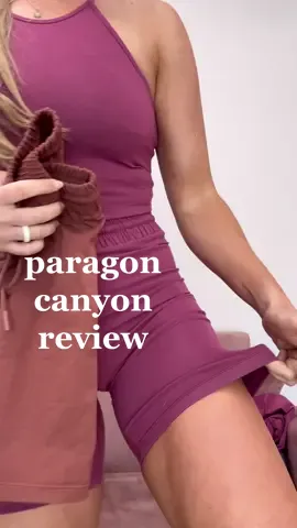 Paragon Canyon Review. You guys know im always honest but i love everything! Doing a giveaway on insta today! 🤎 #paragonfitwear #activewear #loungewear #FitTok #GymTok #gymfit