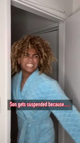 Son gets suspended 😳💀 #comedy #fyp #foryou