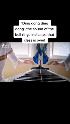 Ever wonder what you can do with the sound of class is finished bell sound? 🛎️👉Well, a self-made piano variation of the song. #pianovariation
