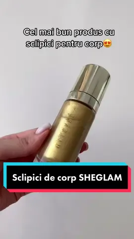 Obsedată!!!😍😍 Cu siguranța unul dintre cele mai bune produse cu sclipici încercate de mine pana in prezent 🤯 #shein #sheinhaul #sheglam #sheinbodyhighlighter #bodyglitter #Summer